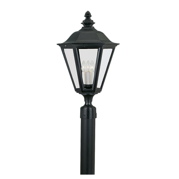 Generation Lighting. Three Light Outdoor Post Lantern