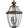 Generation Lighting. Three Light Outdoor Post Lantern