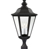 Generation Lighting. Three Light Outdoor Post Lantern