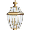 Generation Lighting. Three Light Outdoor Post Lantern