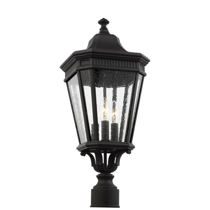 Generation Lighting. Three Light Outdoor Post Lantern