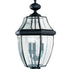 Generation Lighting. Three Light Outdoor Post Lantern