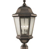 Generation Lighting. Three Light Outdoor Post Lantern