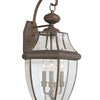 Generation Lighting. Three Light Outdoor Wall Lantern