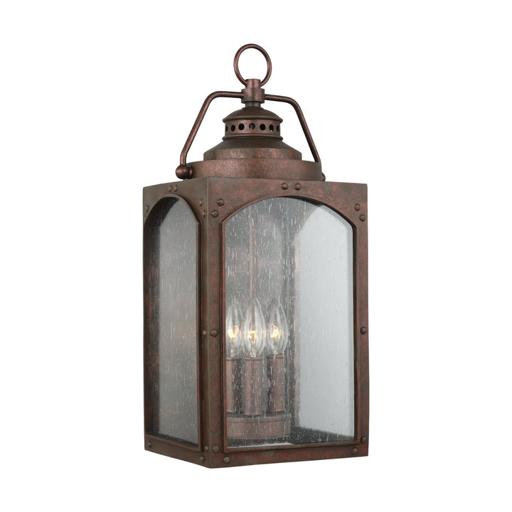 Generation Lighting. Three Light Outdoor Wall Lantern