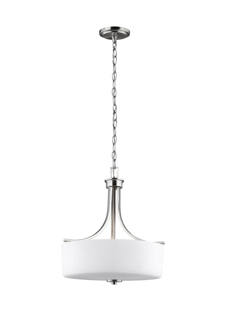 Generation Lighting. Three Light Pendant