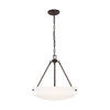 Generation Lighting. Three Light Pendant
