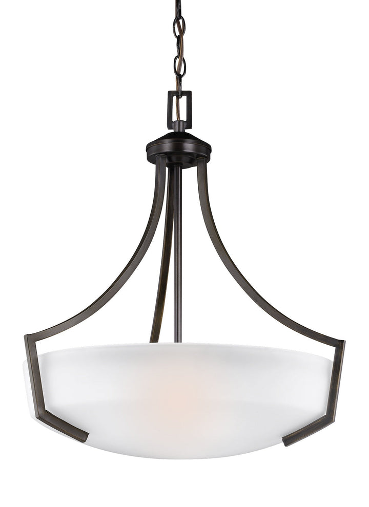 Generation Lighting. Three Light Pendant