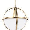 Generation Lighting. Three Light Pendant