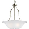 Generation Lighting. Three Light Pendant