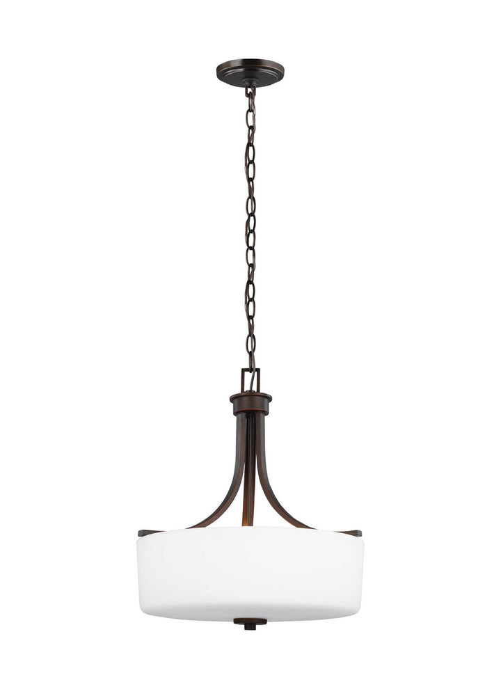 Generation Lighting. Three Light Pendant