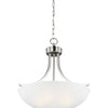Generation Lighting. Three Light Pendant