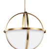 Generation Lighting. Three Light Pendant