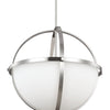 Generation Lighting. Three Light Pendant