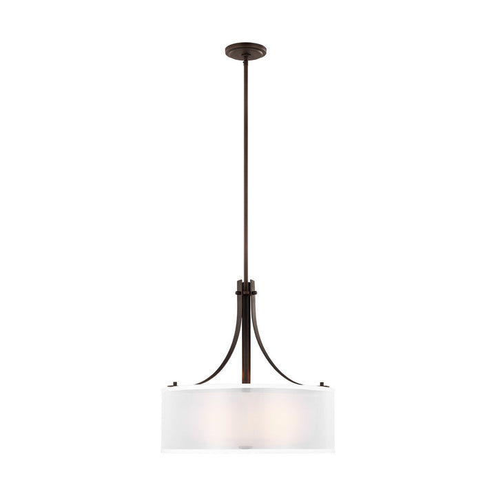 Generation Lighting. Three Light Pendant