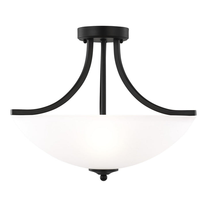 Generation Lighting. Three Light Semi-Flush Convertible Pendant