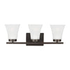 Generation Lighting. Three Light Wall / Bath
