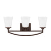 Generation Lighting. Three Light Wall / Bath