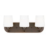Generation Lighting. Three Light Wall / Bath