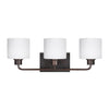 Generation Lighting. Three Light Wall / Bath