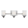 Generation Lighting. Three Light Wall / Bath