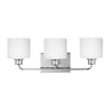 Generation Lighting. Three Light Wall / Bath