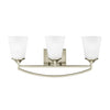 Generation Lighting. Three Light Wall / Bath