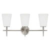Generation Lighting. Three Light Wall / Bath