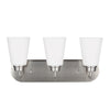 Generation Lighting. Three Light Wall / Bath