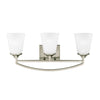 Generation Lighting. Three Light Wall / Bath