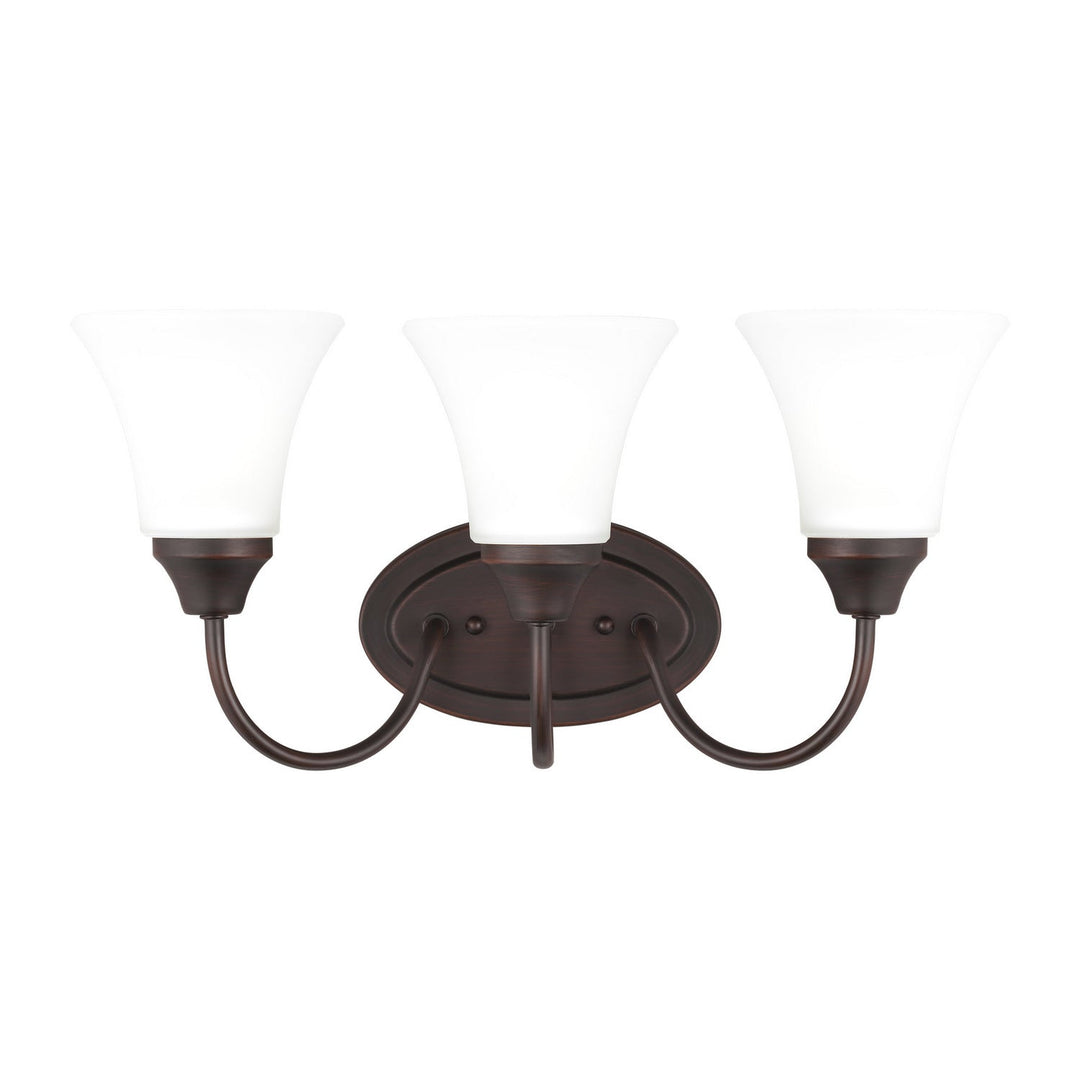 Generation Lighting. Three Light Wall / Bath