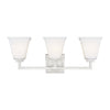 Generation Lighting. Three Light Wall / Bath