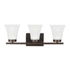 Generation Lighting. Three Light Wall / Bath