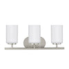 Generation Lighting. Three Light Wall / Bath