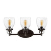 Generation Lighting. Three Light Wall / Bath