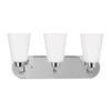 Generation Lighting. Three Light Wall / Bath