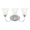 Generation Lighting. Three Light Wall / Bath