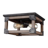 Generation Lighting. Two Light Flush Mount