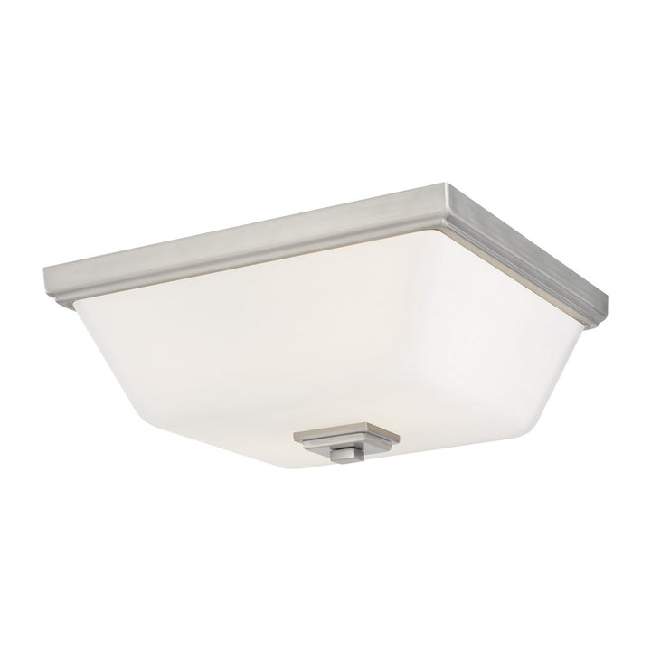 Generation Lighting. Two Light Flush Mount