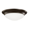 Generation Lighting. Two Light Flush Mount