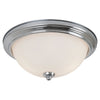 Generation Lighting. Two Light Flush Mount
