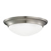 Generation Lighting. Two Light Flush Mount