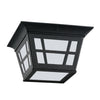 Generation Lighting. Two Light Outdoor Flush Mount