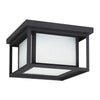 Generation Lighting. Two Light Outdoor Flush Mount