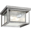Generation Lighting. Two Light Outdoor Flush Mount