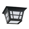 Generation Lighting. Two Light Outdoor Flush Mount