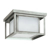 Generation Lighting. Two Light Outdoor Flush Mount