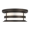 Generation Lighting. Two Light Outdoor Flush Mount