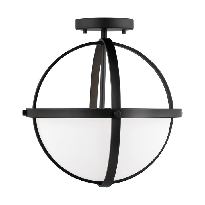 Generation Lighting. Two Light Semi-Flush Convertible Pendant