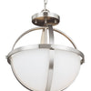 Generation Lighting. Two Light Semi-Flush Convertible Pendant